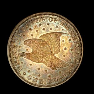 Moneda de Patrón de Plata de Un Dólar, EE.UU., Presidente Andrew Jackson, 1837-1841 d.C. de Unknown